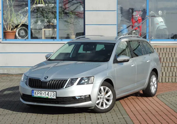 skoda octavia Skoda Octavia cena 47970 przebieg: 188000, rok produkcji 2019 z Bieruń